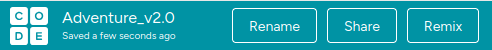 Adventure V2 Remix Button