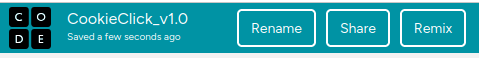 Cookie Click Remix Button