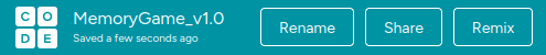 Favorite Links App Remix Button