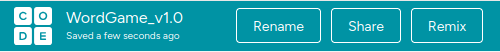 Memory App V2 Remix Button